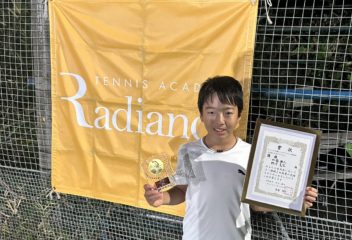 央人　ダブルス優勝！